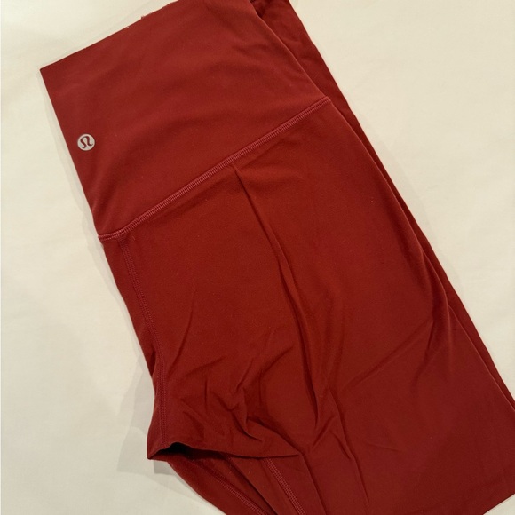 Lululemon Red Align Leggings - Picture 1 of 2